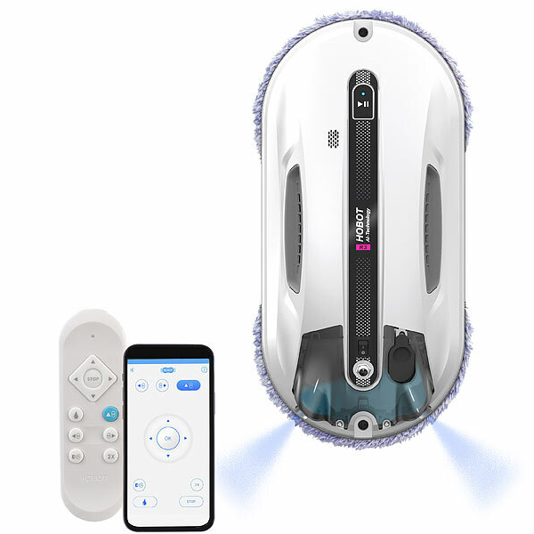 HOBOT R3 Fensterputzroboter – Fensterreinigungsroboter mit Dual-Sprühfunktion, App & Fernbedienung